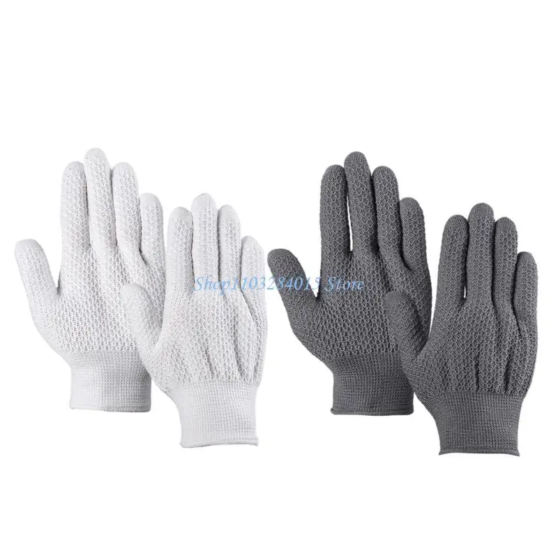 R6FF Breathable Enhancing Grip Protective Gloves With Soft Texture For Prolonged Handicraft Polishing Comfortable Wearing 2x