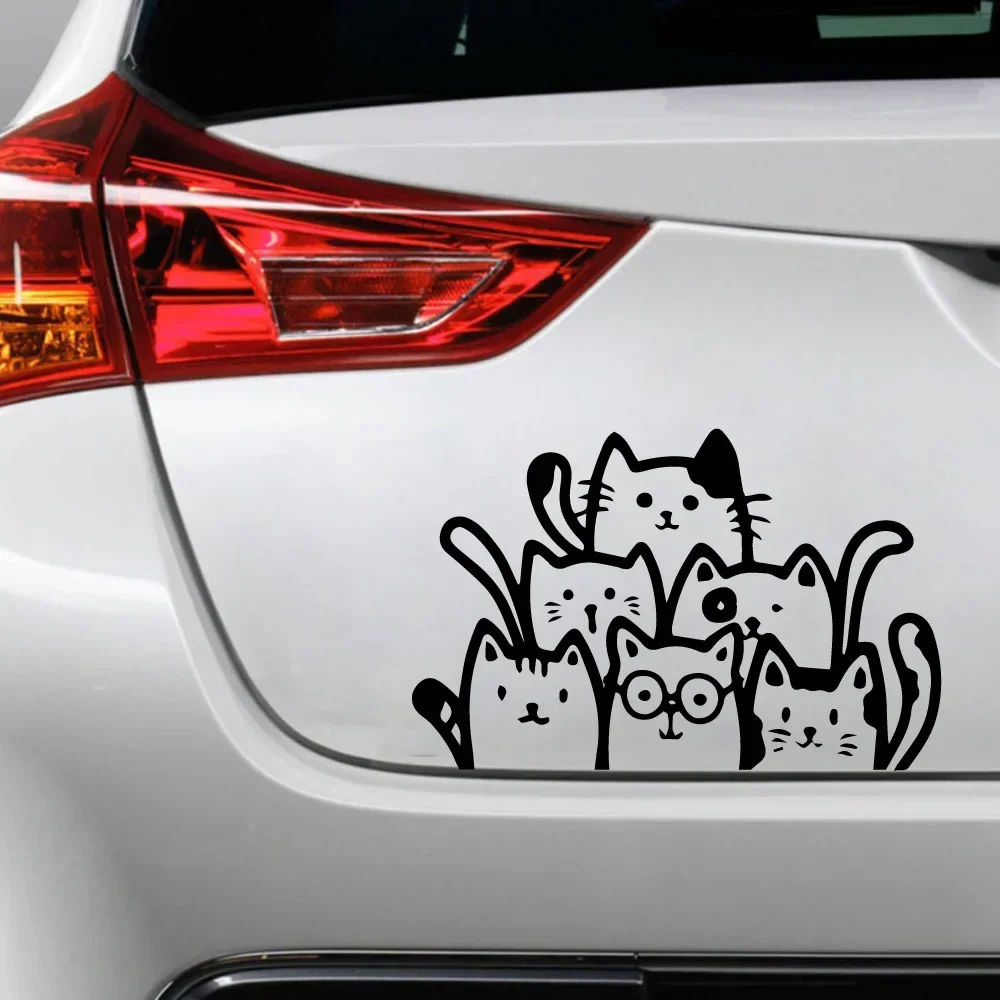 

Car Sticker Creativity Funny Cartoon Cat Car Motorcycle Decoration Accessories Decals PVC,32cm*21cm