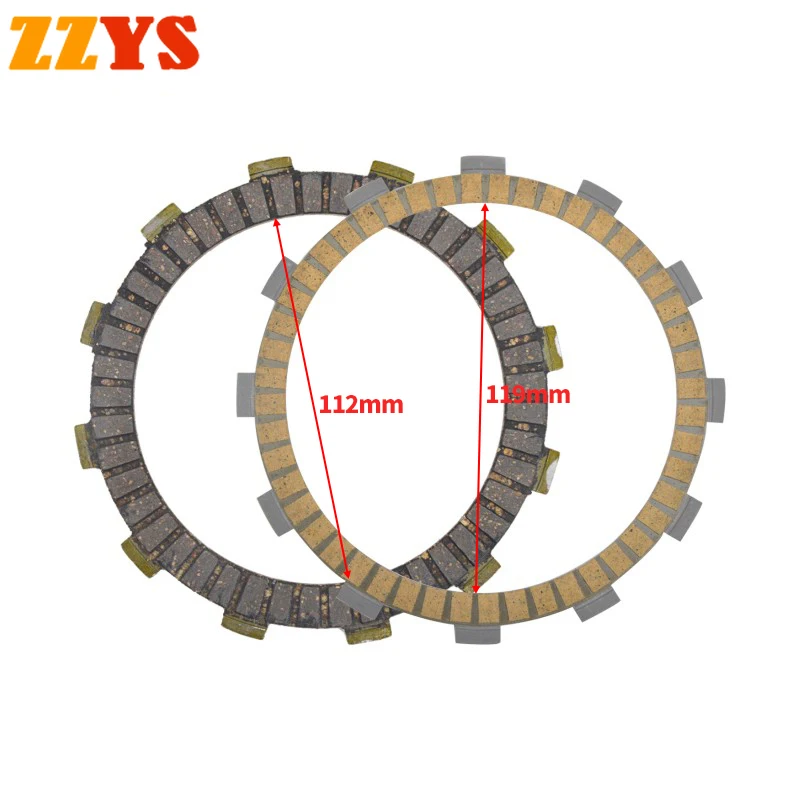 Motorcycle Friction Clutch Plate Kit For SUZUKI SV650 WVBY SV 650 DL650 V-Strom 650 WVB1 DL650A Vstrom DL 650 For Montesa 315 R