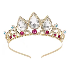 Fashion Bride Wedding Tiaras Baroque Crown Headpiece Crystal Girl Princess Diadem Wedding Crown Photography Hair Accessories