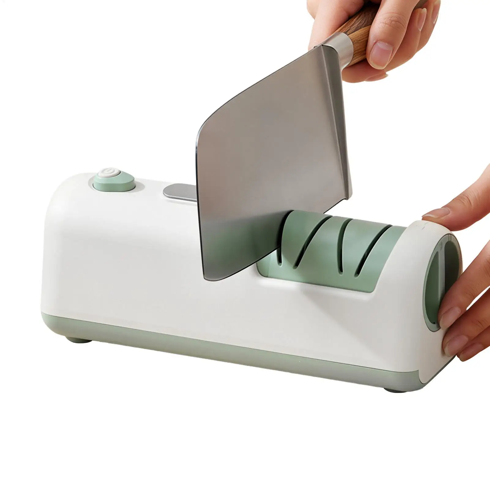 Scissor Sharpener Electric Cordless Cutter Sharpening Machine Household Scissor Sharpener for Kitchen Home Office Garden