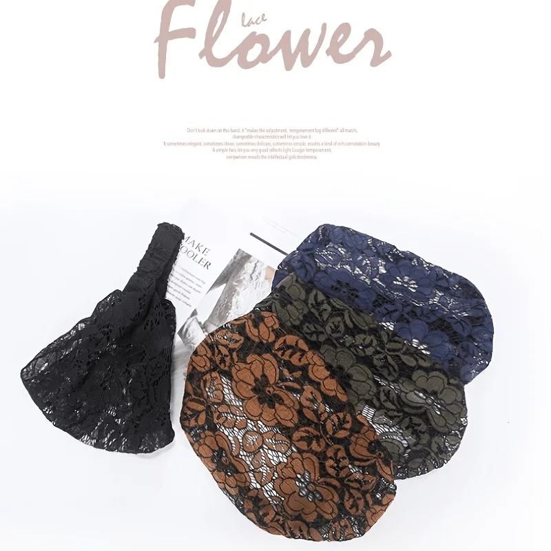 Boho Head Wraps African Turban Yoga Sweatbands Elastic Head Scarfs Stretch Cloth Hair Bands for Women and Girls view 2