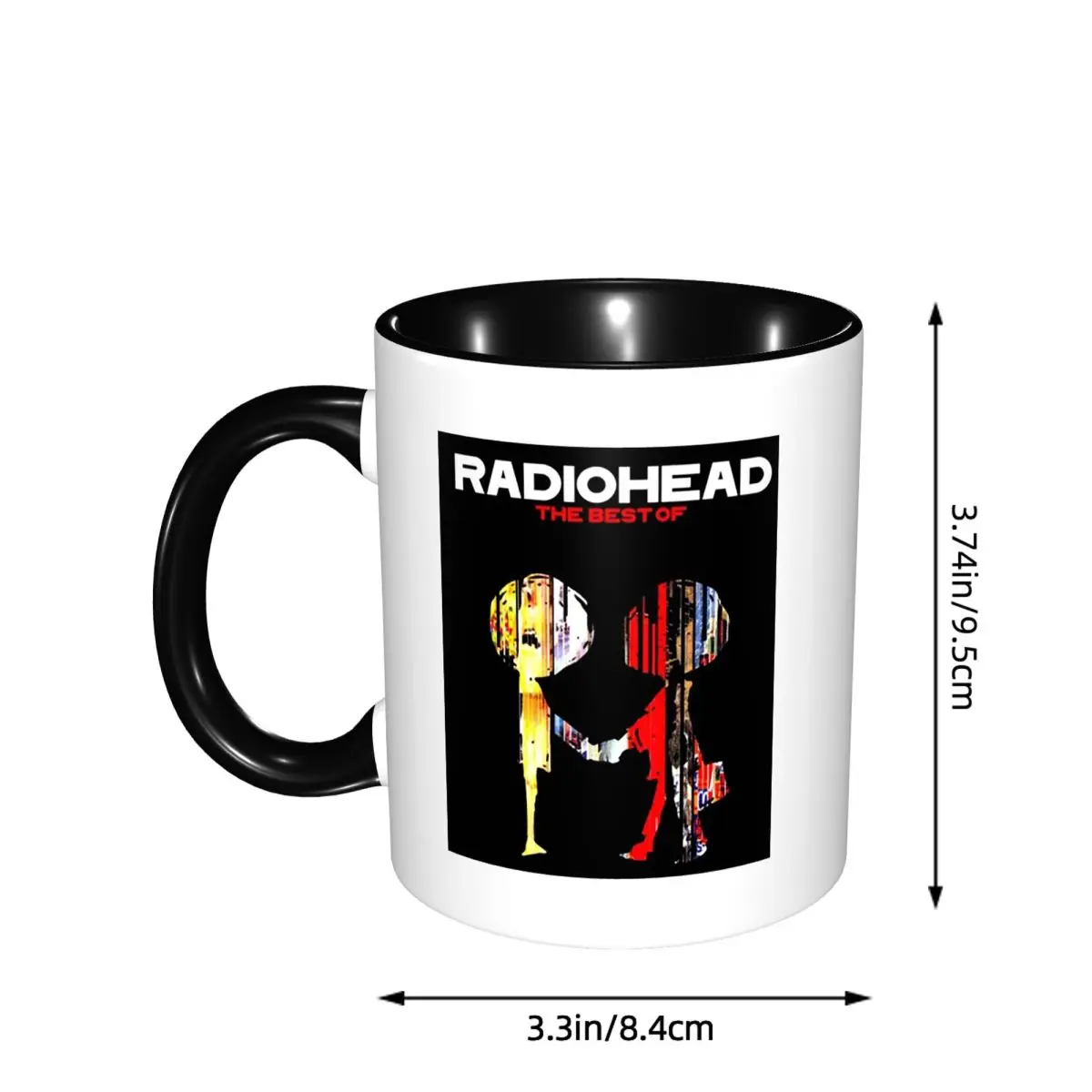 Radiohead Band Music Mug Funny Ceramic Coffee Cups Tea Mugs Milk Cup Drinkware Gift for Woman Man