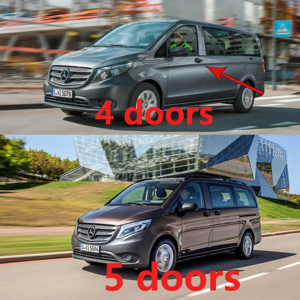 Magnetic Sunshades for Mercedes-Benz Vito W447 Valente 2015~2024 Roof Windows Sun Visor Windshield Curtain Sunroof Accessories