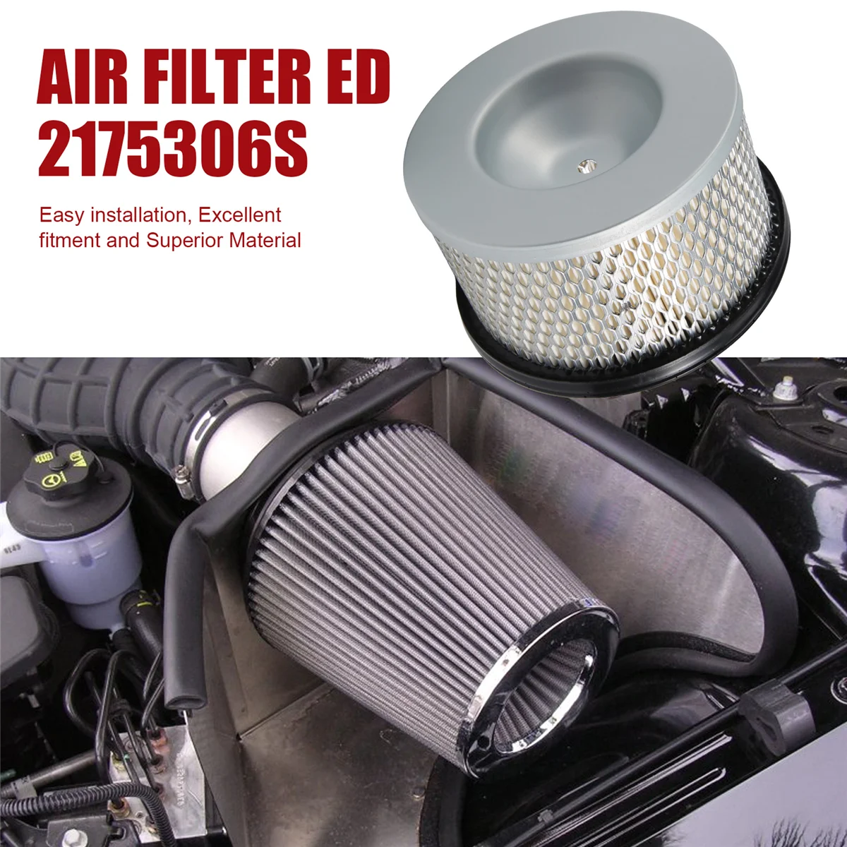 ACKOR Air Filter Cleaner, Air Filter ED2175306S Car Accessory Replacement for Lombardini 15LD440B1 15LD225 15LD350 15LD400