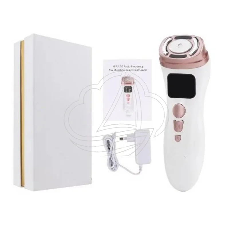 HIFU Ultrasonic Facial Device EMS Microcurrent Skin Rejuvenation Instrument Home Face Import Massager