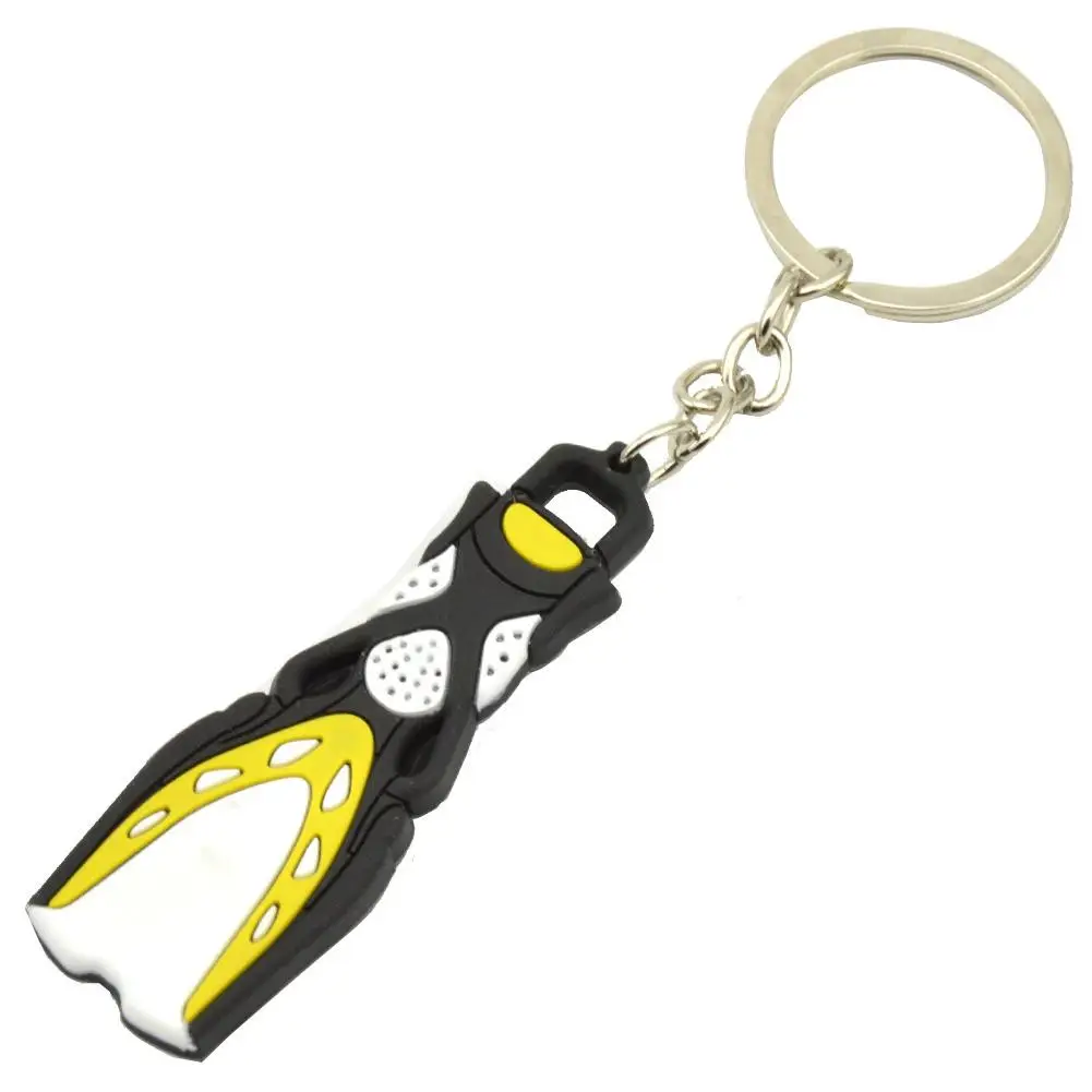 

Mini Scuba Diving Fin Key Chain KeyChain Flipper Keyring Diver Diving Gift Outdoor Accessories Drop Shipping