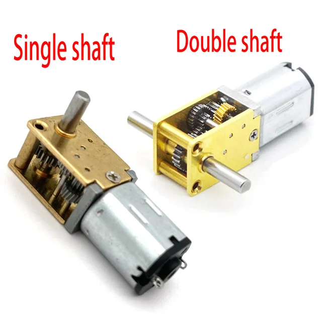 Silnik przekładniowy Micro Mini N20 DC 3V 6V 12V 4-381RPM Metalowy silnik elektryczny redukcyjny o wysokim momencie obrotowym Silnik przekładniowy o niskiej prędkości skrzyni biegów