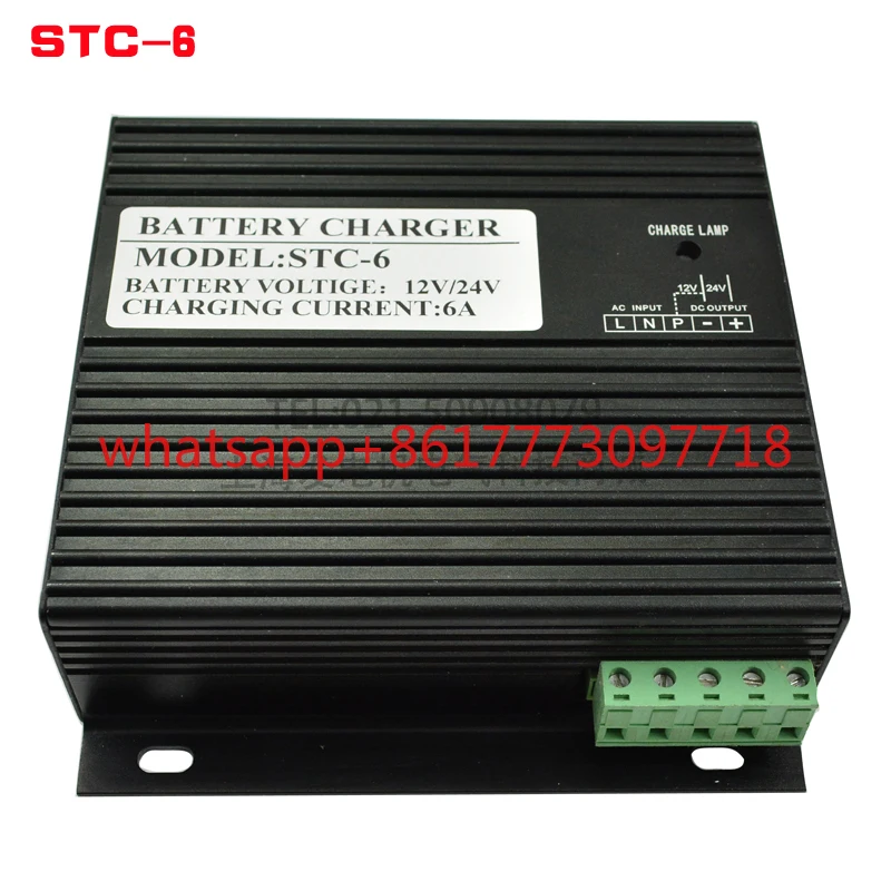 

12/24V d-iesel generator set J48M-2410 charger 10A automatic float charger STC-6/10
