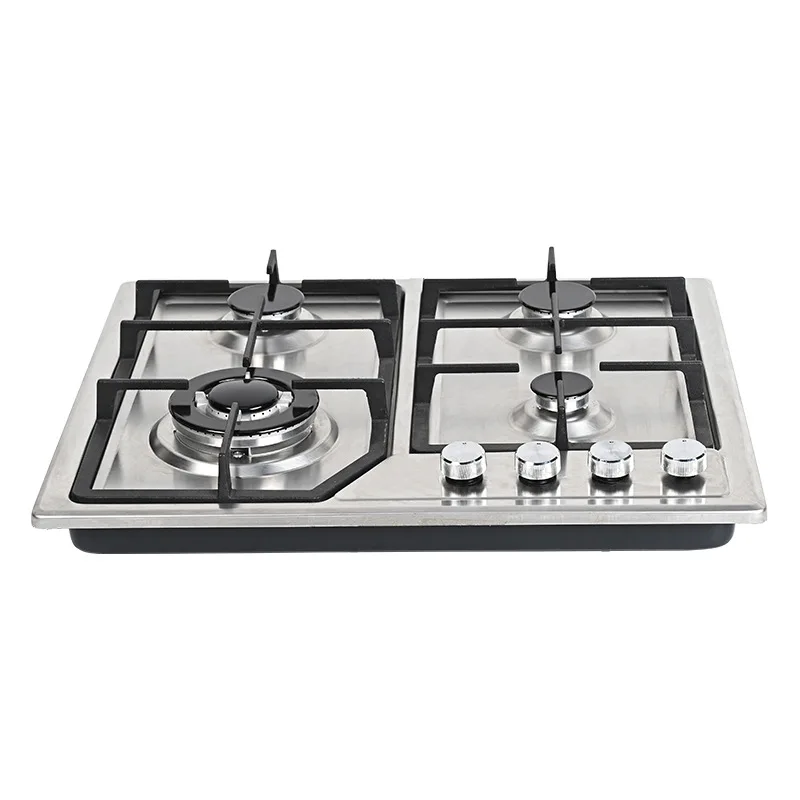 Household Multi Function Table Embedded Dual-purpose Gas Stove Four Eye Stainless Steel Natural Gas Liquefied Gas
