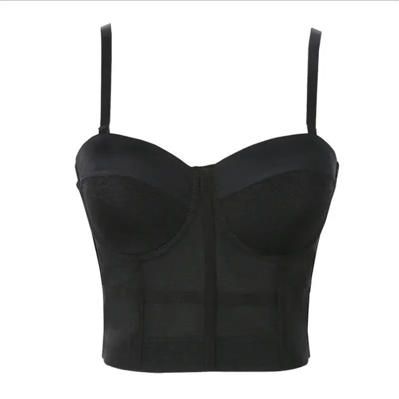 High-quality new halter corset camisole undershirt underwear bra one-piece top back bustier sexy inner corset lingerie