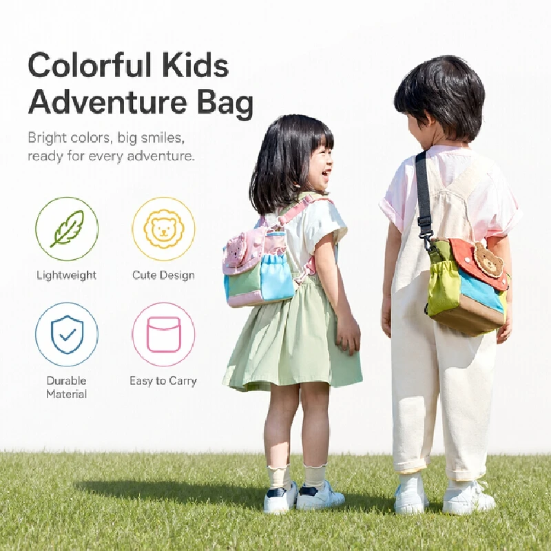 Shukiku Kids Crossbody Bag Detachable Mother Daughter Bag Cute Shoulder Bag Fashion Trendy Cool Messenger Bag For Birthday Gifts