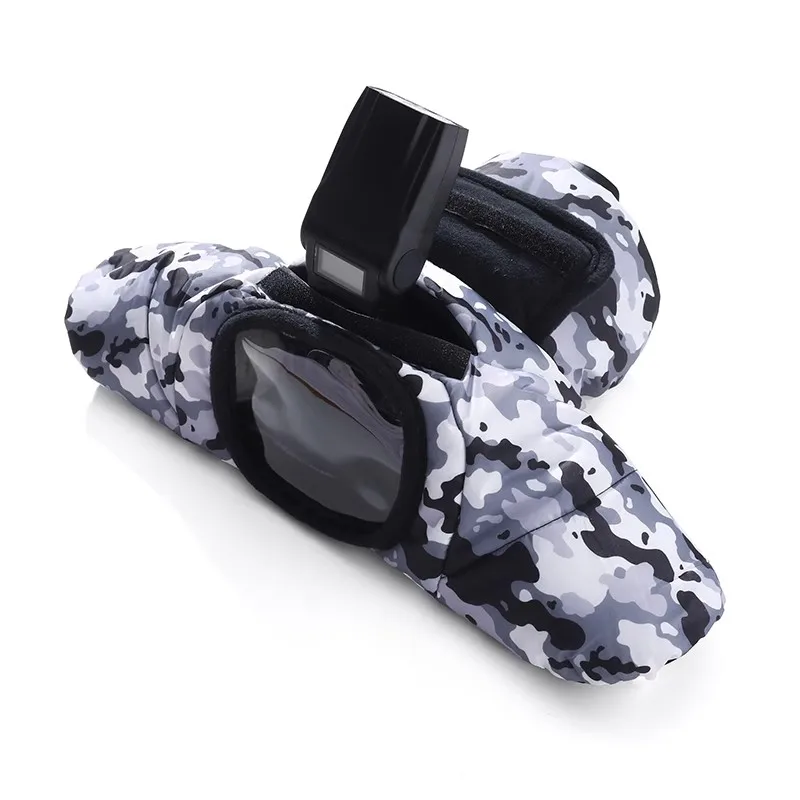 كاميرا DSLR غطاء دافئ مقاوم للبرد غطاء عازل للشتاء في الهواء الطلق تخزين حراري عالي القوة لكاميرات DSLR MILC Canon Nikon