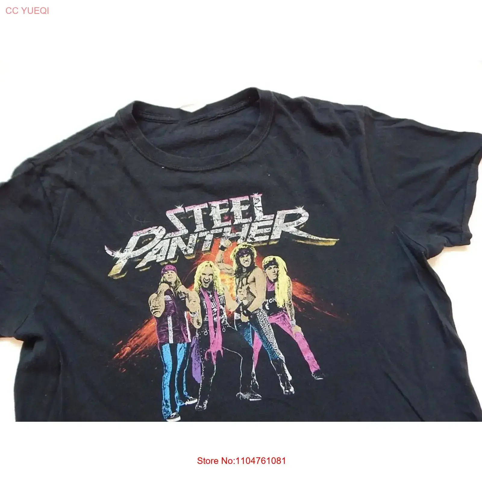 Футболка Steel Panther Heavy Metal Glam Rock Band Tour, размеры S-5XL, унисекс, с двусторонним принтом, FN1019, винтажная, с эффектом потертости, мягкая, повседневная.