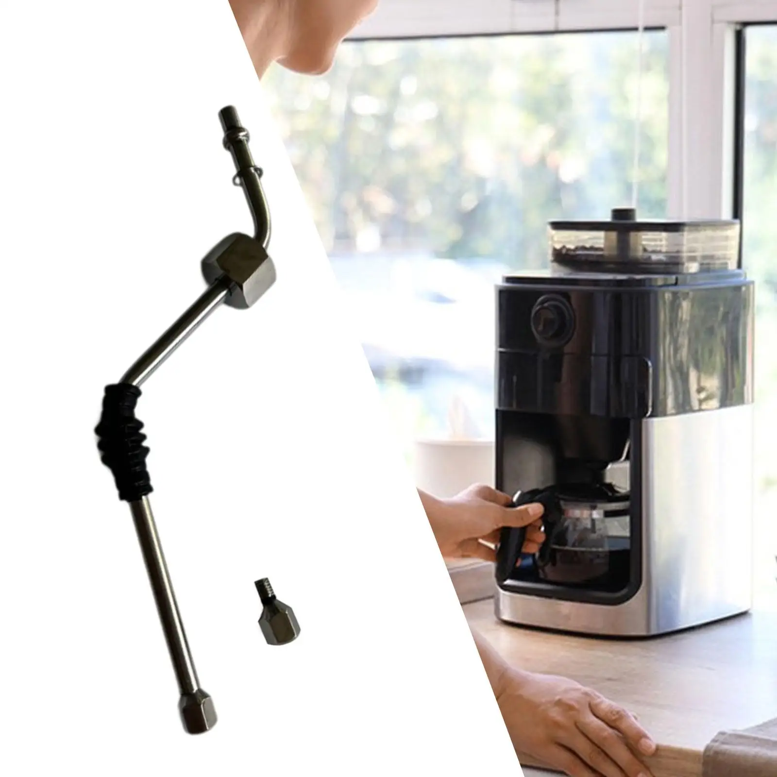 

Steam Tube Steam Pipe Head Nozzle Cafe Supplies Practical Washable Coffee Machine Parts for EC680/EC685/EC780/EC785