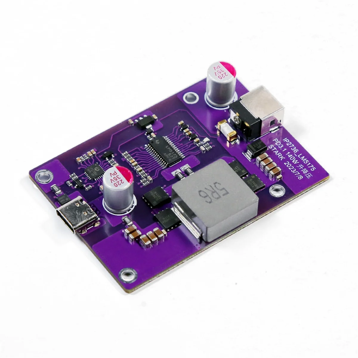 شاحن فعال 12-32 فولت باك بوست DC5.5X2.5mm إلى وحدة تحويل PD3.1، A3