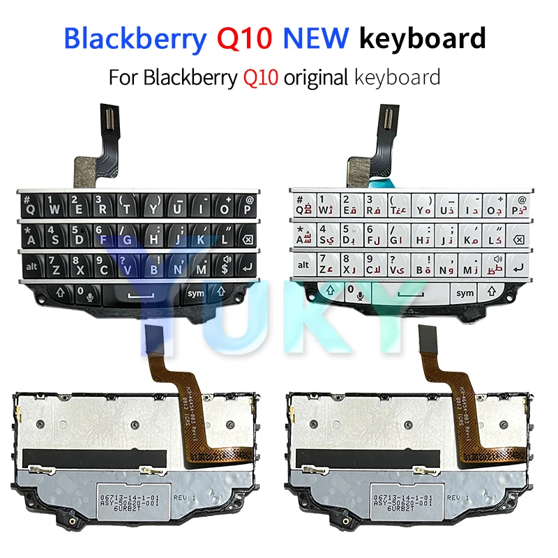 New For BlackBerry Q10 Keyboard Keypad Qwerty + Frame Cover Case+Keyboard Replacement Parts