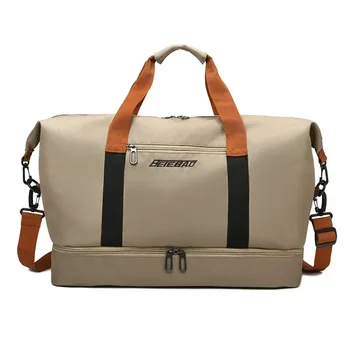 Çok fonksiyonlu yoga spor çanta, kuru ve ıslak ayırma, büyük kapasiteli erkek ve kadın seyahat çantaları, el bagaj çantaları