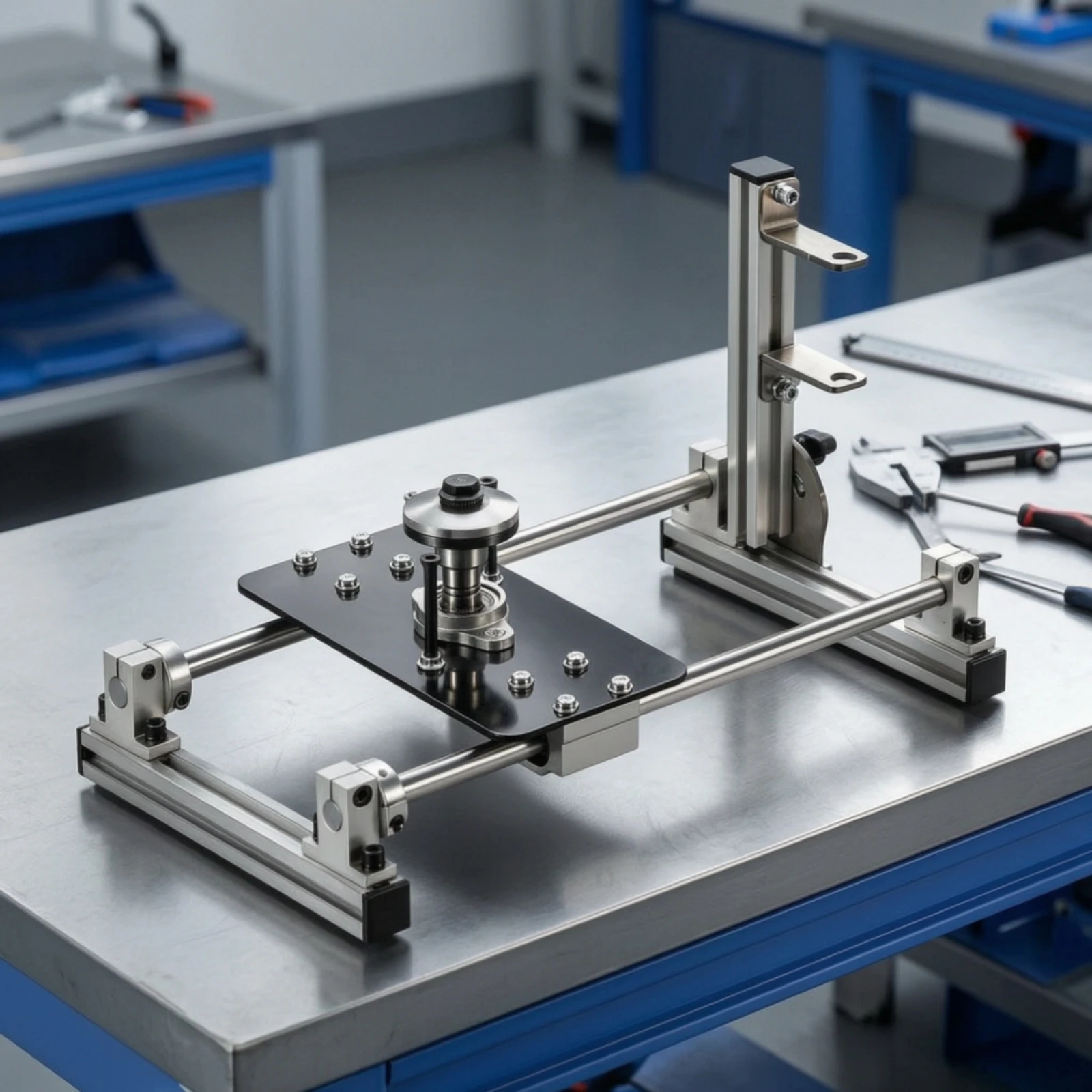 Saw Blade Grinding Machine Bracket Stable Angle Grinder Stand with Sliding Assembly Saw Blade Sharpening Fixture Universal