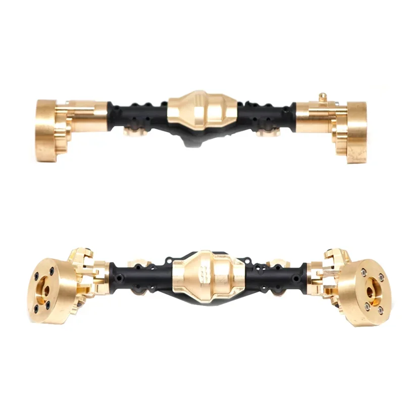 For YiKong YK4082 YK4083 Absima Yucatan CR1.8 Brass Front and Rear Portal Axle Housing 1/8 RC Crawler Car Upgrade Parts