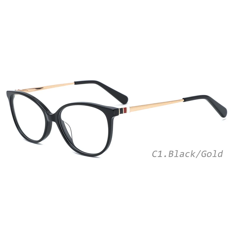 Ceofy Women Acetate Eyeglasses Frame Retro Prescription Women's Vintage Myopia Optical Eyeglasses Frame for Women HIgh Quality