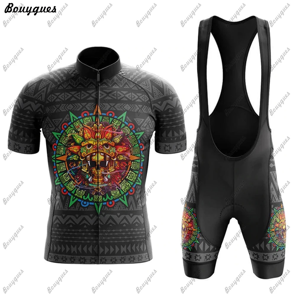 2022 NewShort Manica Ciclismo Jersey Suit Uomo Bicicleta Abbigliamento Antivento Traspirante Pro Abbigliamento da bicicletta Set Sport all\'aria