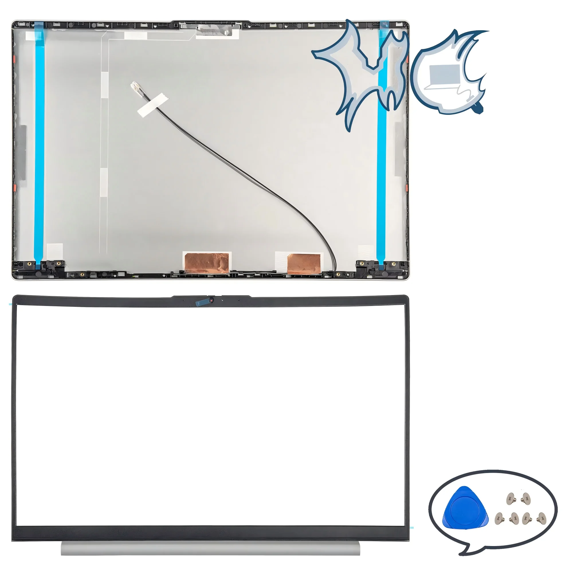 Nieuwe Case Voor Ideapad 5 15IIL05 15ITL05 15ARE05 15ALC05 LCD Back Cover Screen Deksel Voorkant Scharnieren Palmsteun Bodem Shell