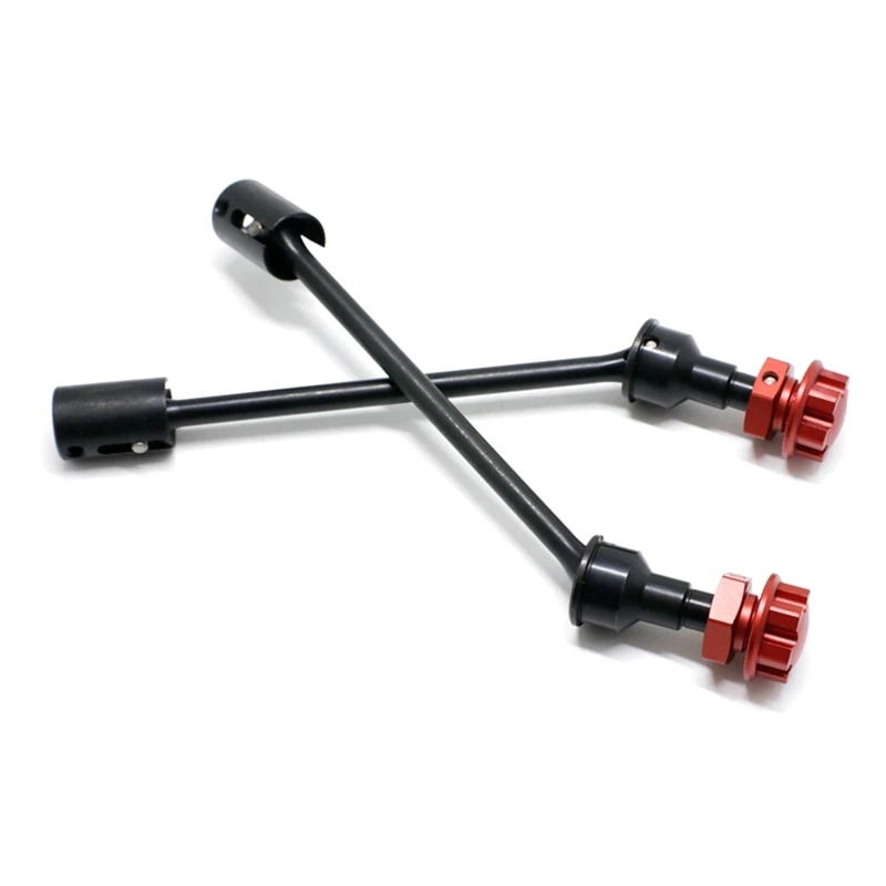 4Pcs 8996X Steel Extended Drive Shaft CVD With Splined Wheel Hex For 1/10 Traxxas MAXX Widemaxx RC Car Parts