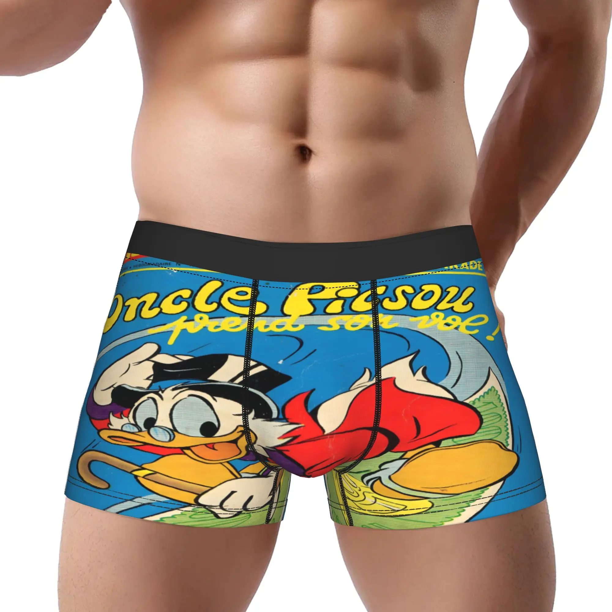 

Scrooge Mcduck boxers adults 18 plus Underpants Homme Panties Men's Underwear Sexy Shorts Boxer Briefs
