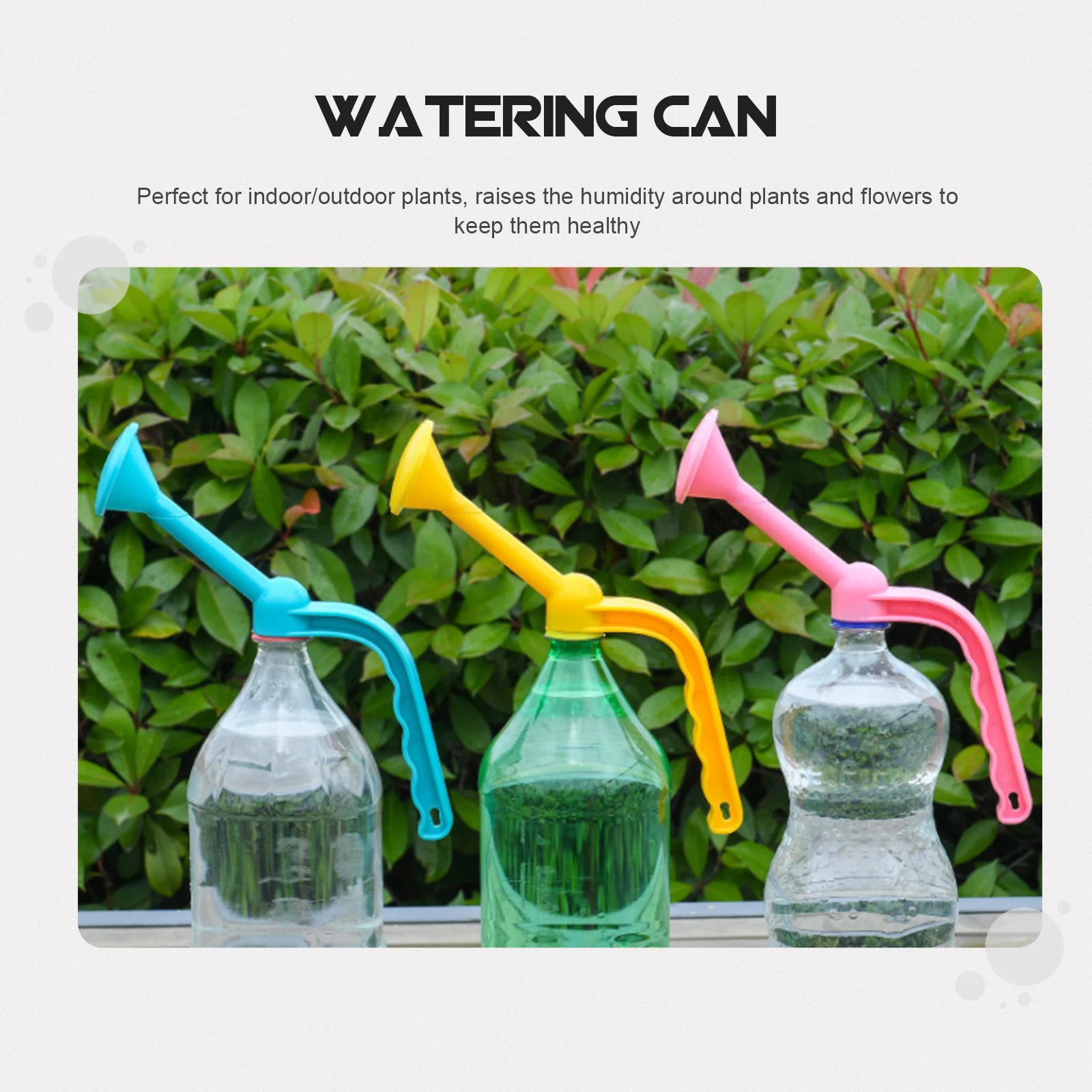 

Long Mouth Watering Pot Mini Sprinkler Bottle Cap Garden Irrigation Kettle Plastic Durable Long Spout Succulents Houseplants