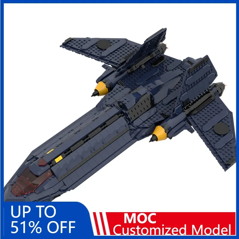 

Конструктор 1805 деталей: Модель стелс-самолета MOC, DIY-головоломка, технологичная креативная сборка, игрушки для детей, подарки для демонстрации