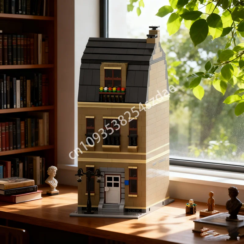 

1423 шт. MOC старый жилой дом модульная модель строительные блоки DIY творческая идея образование кирпич Рождественский подарок игрушки на день рождения