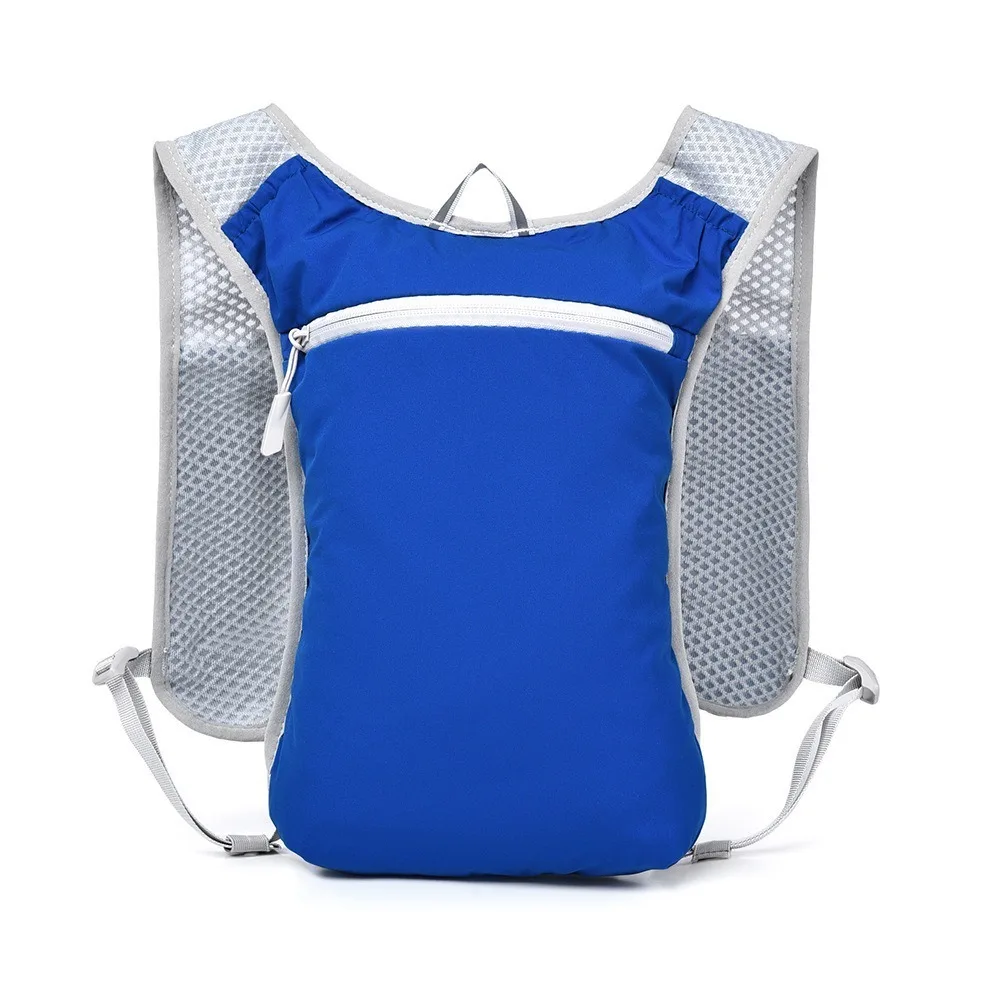 Reflective Running Hydration Vest Bag Breathable Strap Quick Dry Outdoor Running Vest Ultra-Light Nylon Material