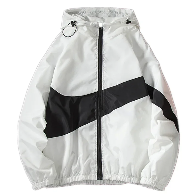Spring Summer Men New Windbreaker Zip Uv Sun Protection Jackets Breathable Ultra-light Working Clothes Outdoor Camp Thin Coats