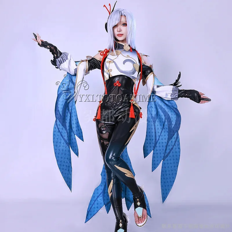 高品質神河コスプレ衣装フロストフラワー原神インパクトランタン儀式神河新しいコスプレ衣装衣装制服