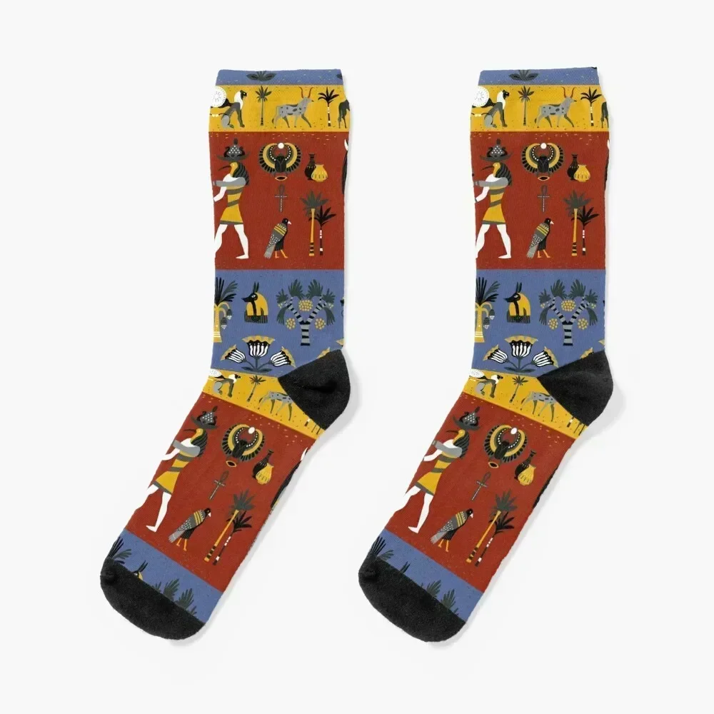

Hieroglyphic Socks loose golf cycling halloween Designer Man Socks Women's