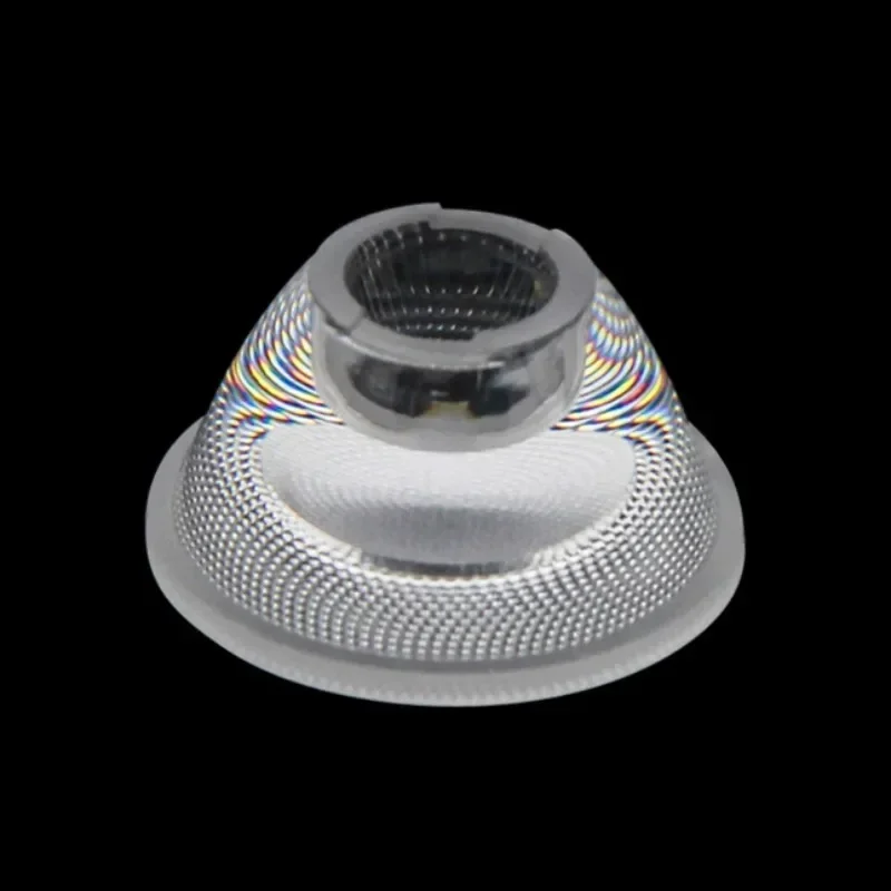 LED Light Spotlight Lens Stage Spotlight Lens PC Plastic Interior Downlight Lens COB Optical Instruments Lenses