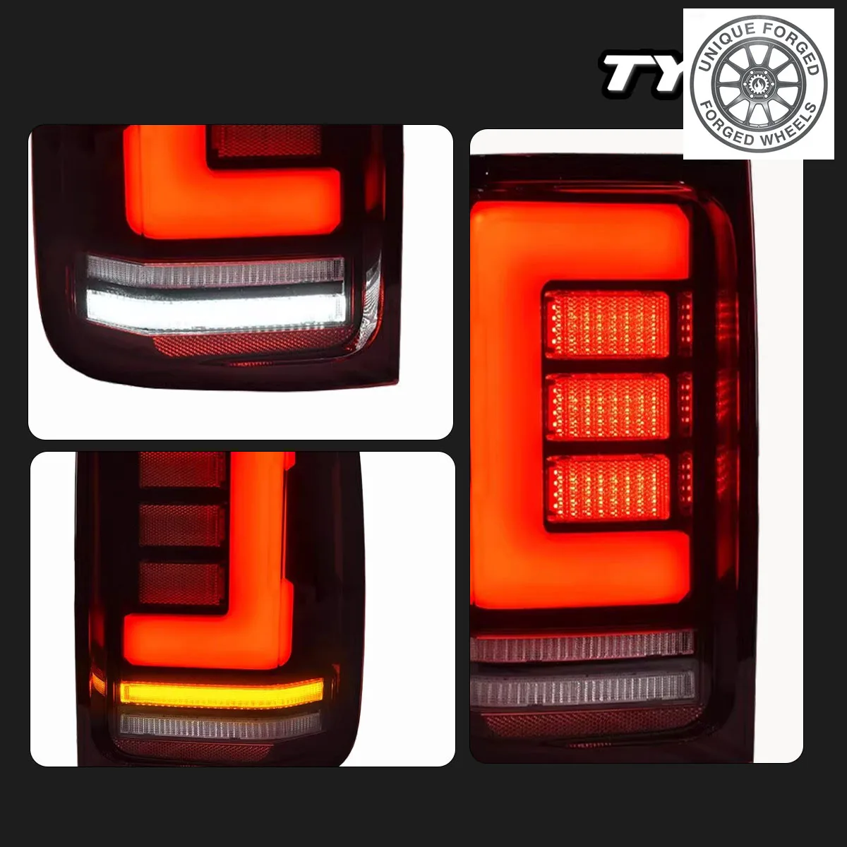 

BC Car For VW Amarok LED Taillight 2008-2022 Upgrade Modified to New DRL Dynamic Turn Signal LED Taillight Auto Accsori