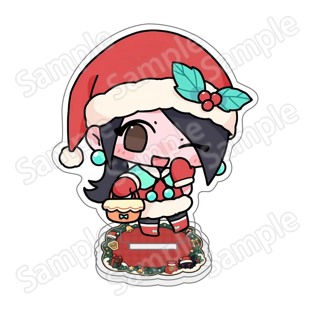 game Valorant Jett Sage Reyna Neon 10cm Acrylic Stand Keychain Desktop Ornament  Character Bag Pendant Collectible Fan Gift view 6