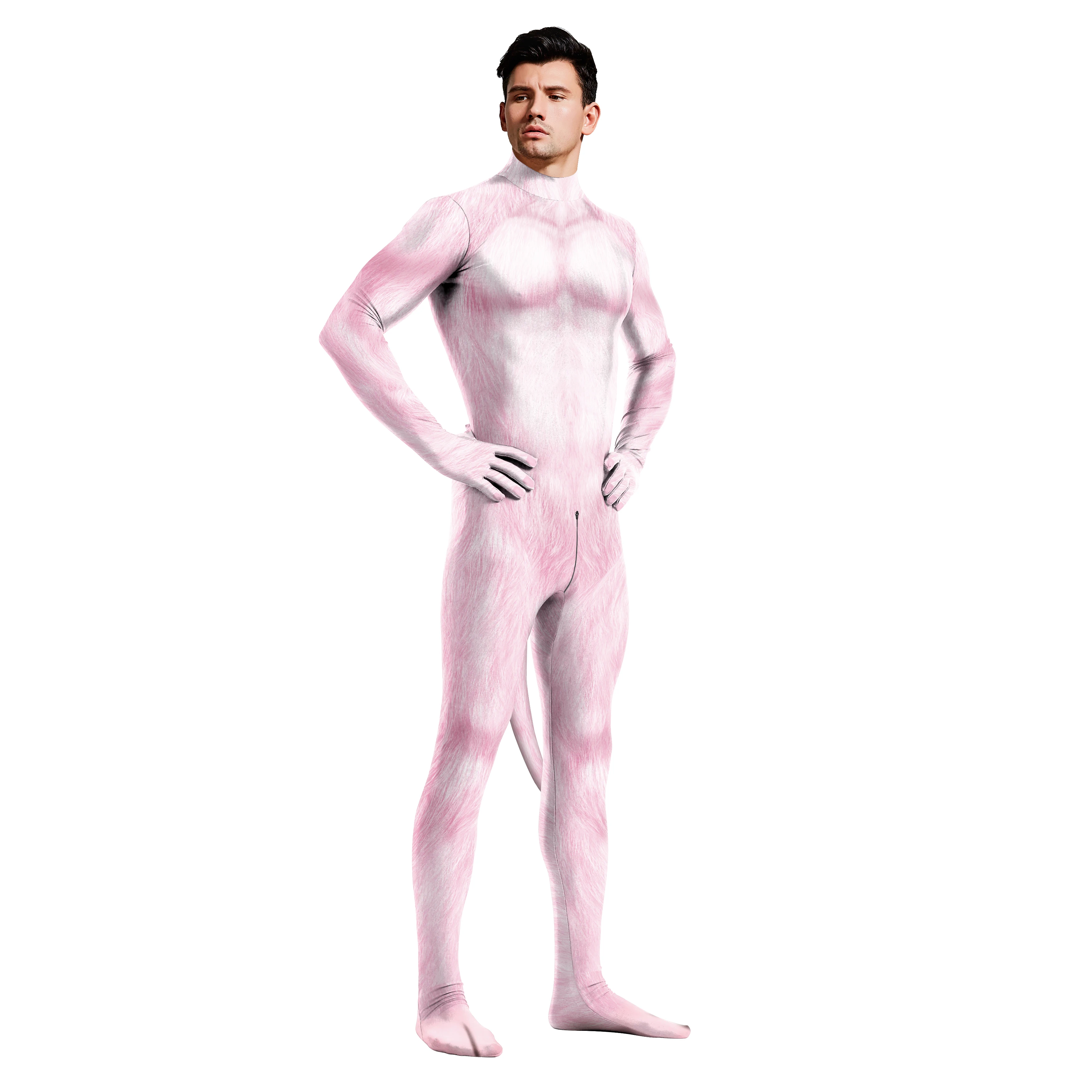 Zentai Purim Play Catsuit Costume d'Halloween pour hommes et femmes adultes, vêtements de fête de festival, costume d'anime imbibé, nouveau