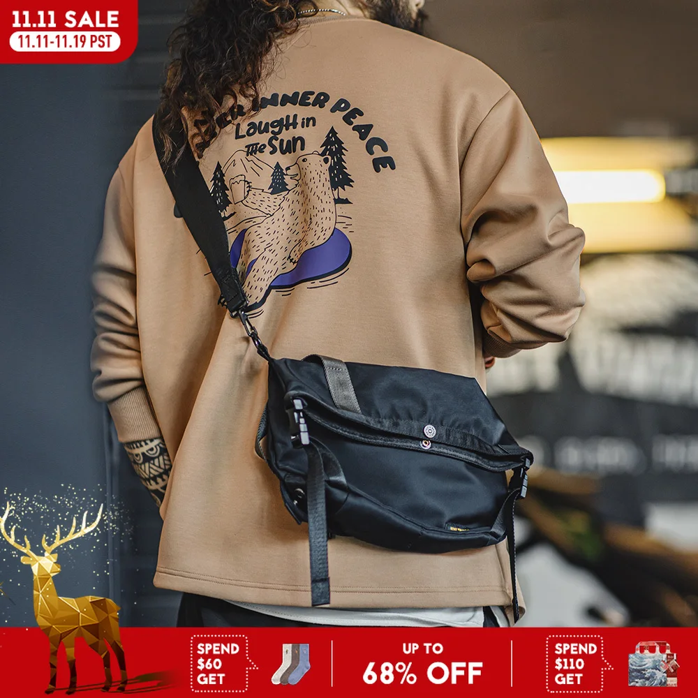 

Maden Casual 3D Letter Print Illustration Pattern Design Sweater Loose Round Neck Long Sleeve for Top Men's Spring And Autumn