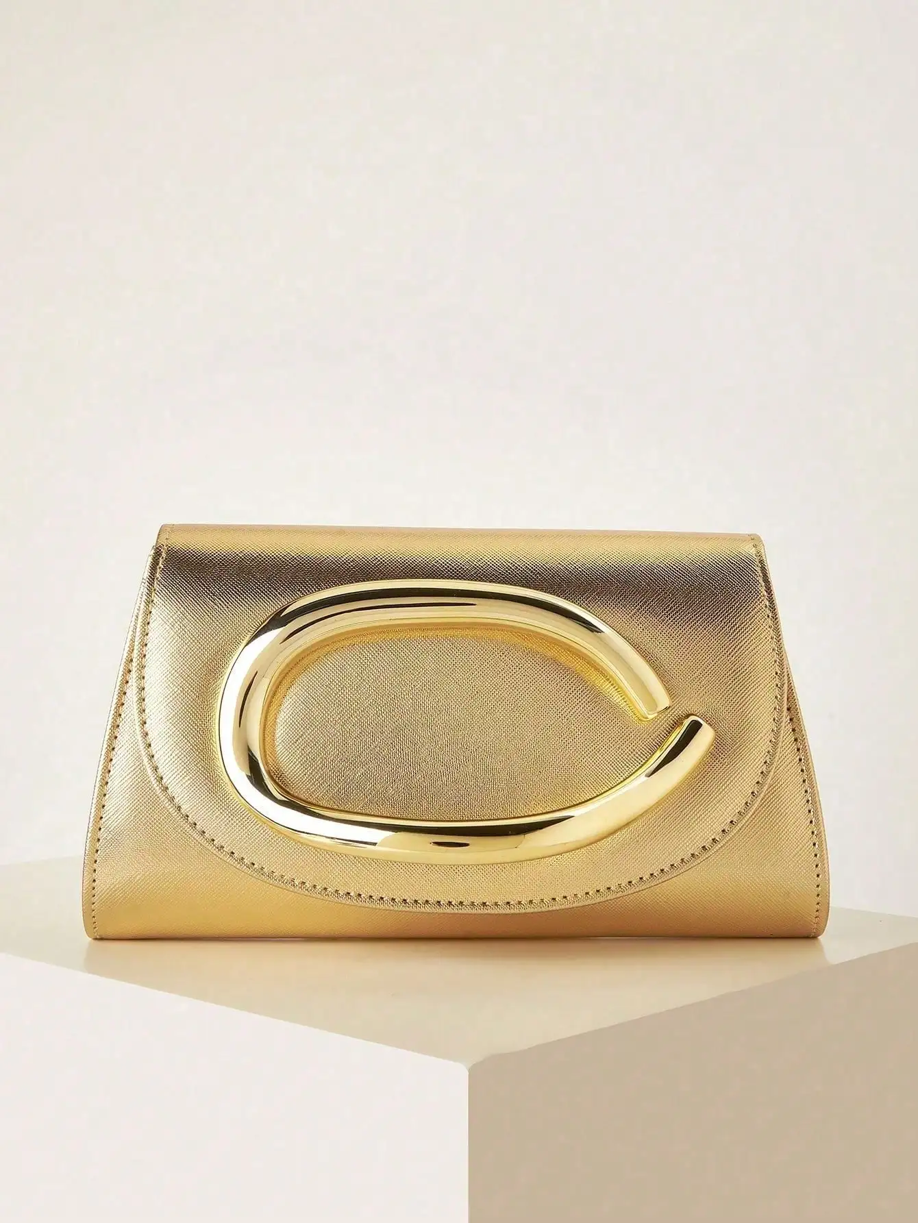 حقيبة يد نسائية مسائية لامعة براقة - حقيبة يد مخملية مع سلسلة قابلة للفصل (الحفلة/الحفلة الراقصة). #2