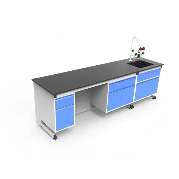 High Quality C Frame Lab Bench Commercial Metal Workbench with Sink for School and Clean Room Use Laboratory Furniture