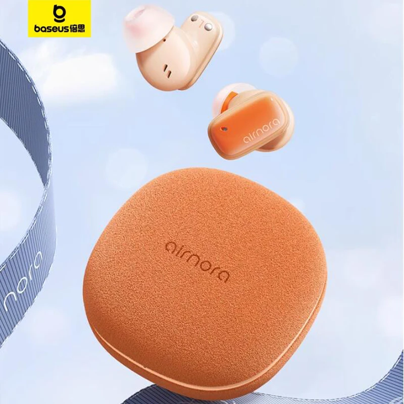 

Baseus Airnora 2 Bluetooth Earphone 5.3 Wireless ANC Active Noise Reduction Spatial Sound Effect Light Headphones Long Range