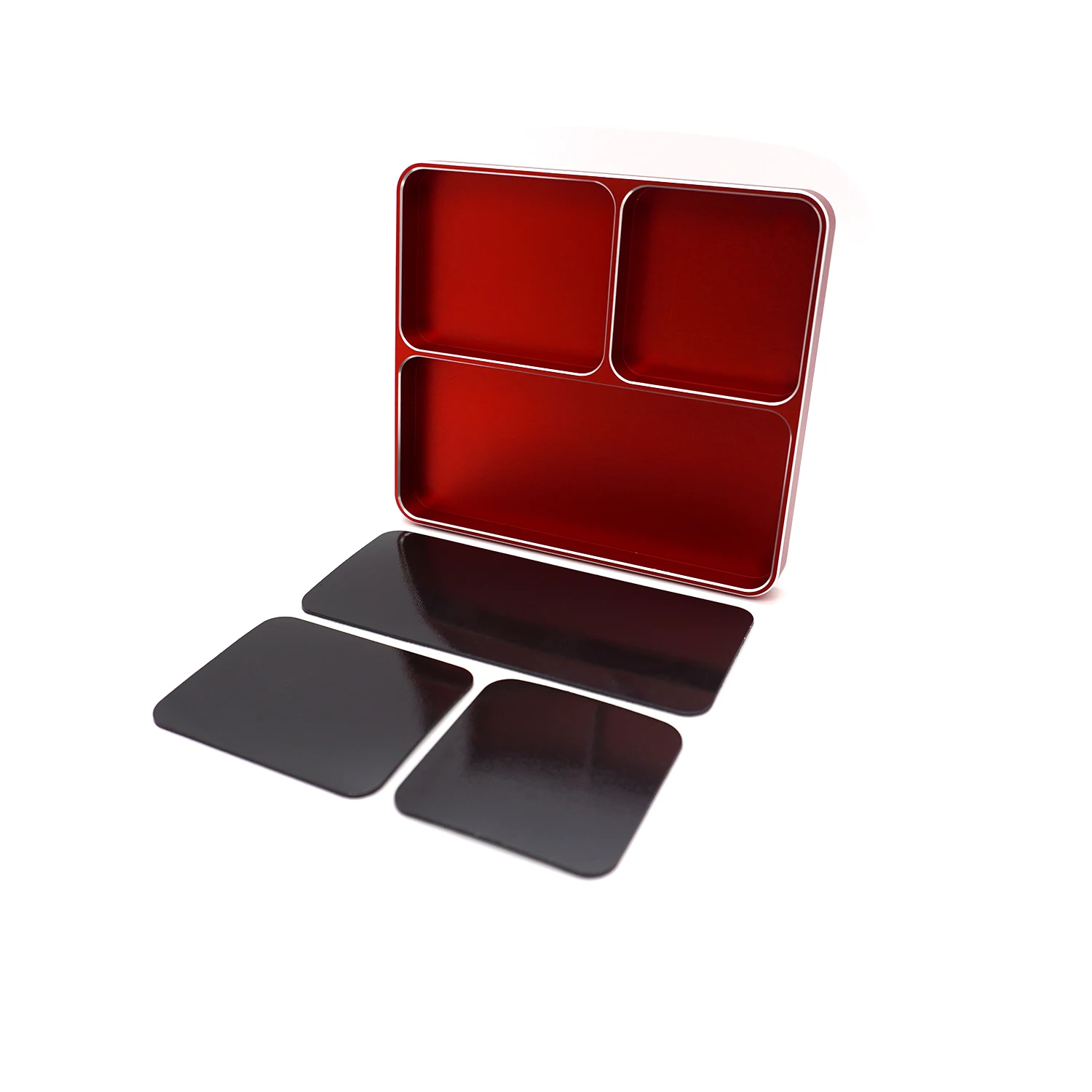 RC Auto Schroefbak met Magnetische Plaat 3 Raster Opbergdoos Reparatie Tools Moer Schroefbak voor RC Auto RC Boot Drone Model Accessoires