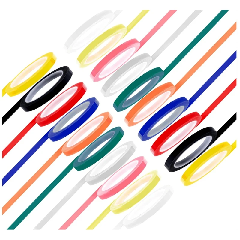 AB47-20 Rolls 10 Colors Autoclave Tape 216 Ft/L X 0.24 In/W Instruments Identification Tape Autoclavable 270 Fahrenheit