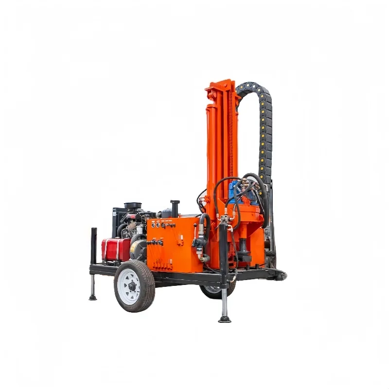 Water Borehole Drilling Rig Three Wheeled Motorcycle 150m Depth Water Well Drill Rig