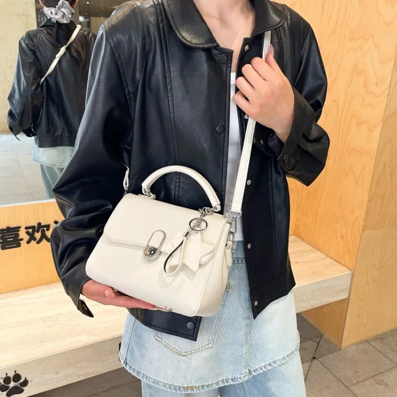 

Элегантная женская кожаная сумка через плечо, роскошная сумка через плечо, классическая дизайнерская сумка-тоут в современном пригородном стиле