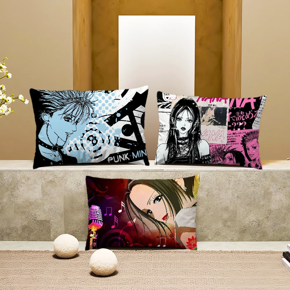 Rectangle Pillow Cover Manga Nana Home Cool Art Sofa Living Room Comic Office Coffee Shop Hogar Classic Decoration Pillowcase
