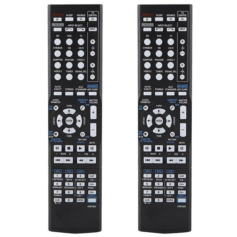 N75R-2X Pro Axd7622 Replace Remote Control For Pioneer Av Receiver Htp-071 Vsx-321-K-P